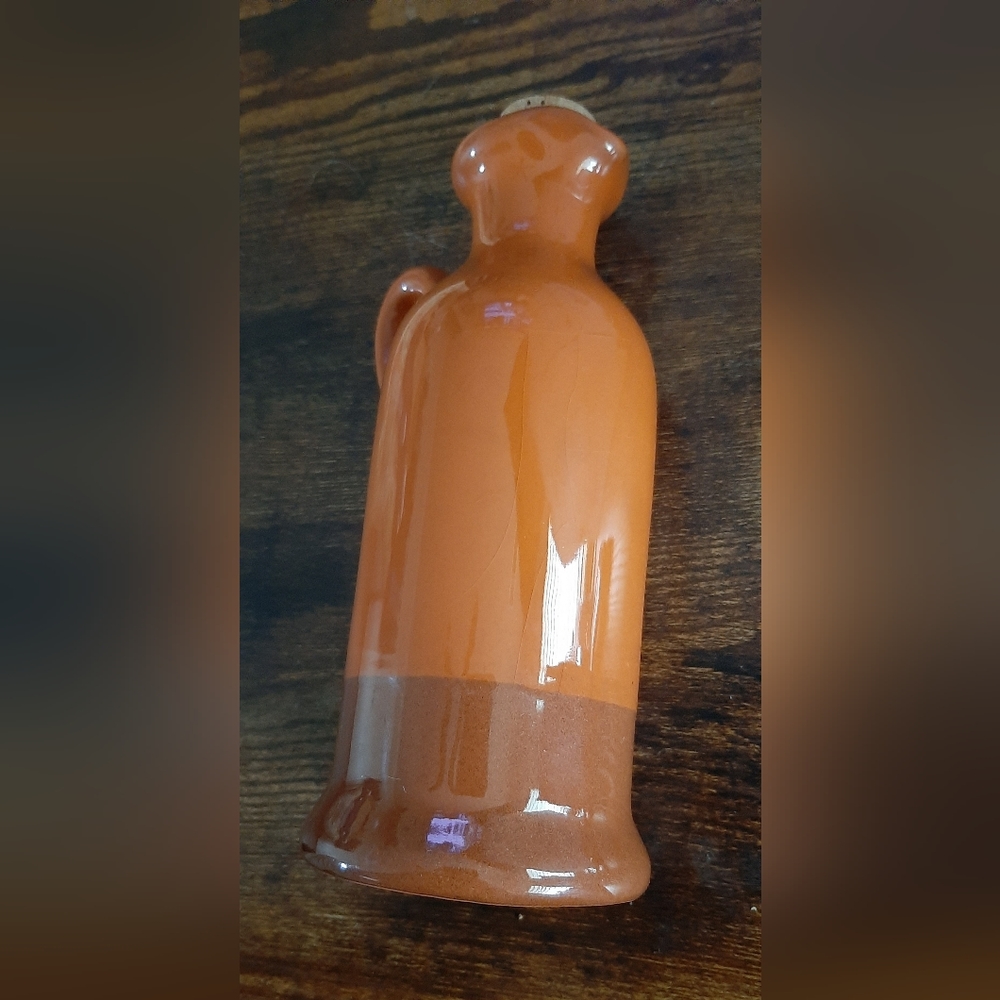 POTTERY BARN Jug Carafe with Orange and Brown Glaze handcrafted ceramic … - Picture 5 of 9